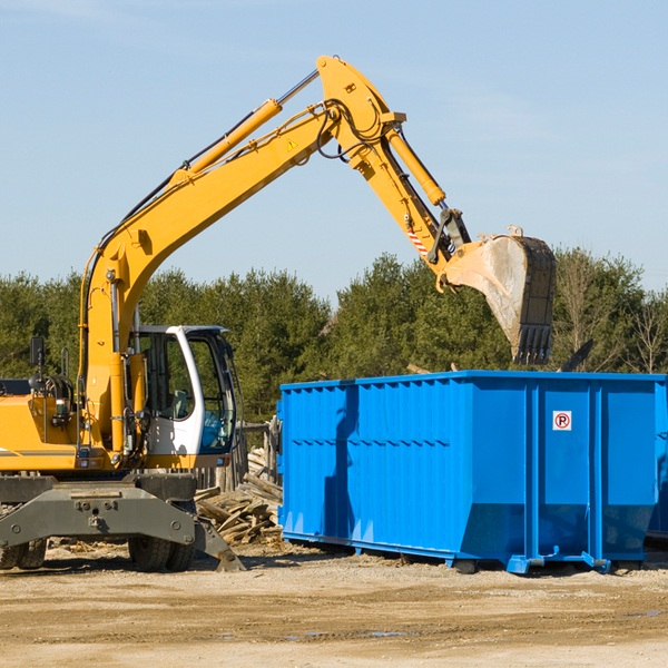 can i choose the location where the residential dumpster will be placed in Mc Farlan NC